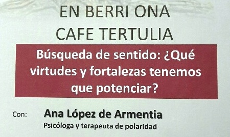 imagen Café Tertulia, 1 Dic con Ana Lpz de Armentia